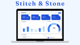 Neon Retro Stars Marketing Mockup Website Instagram Post