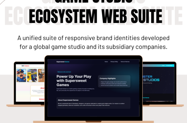 Neon Retro Stars Marketing Mockup Website Instagram Post