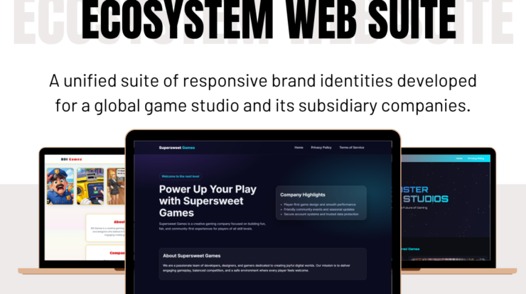 Neon Retro Stars Marketing Mockup Website Instagram Post
